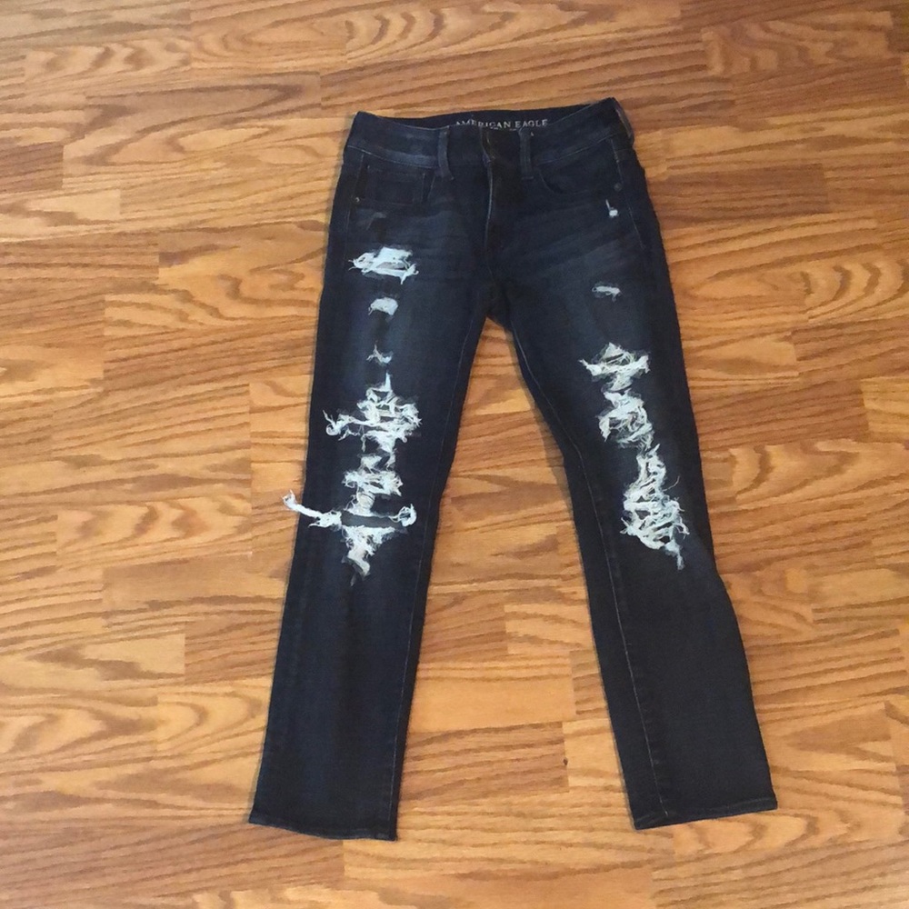 American eagle ripped jeans